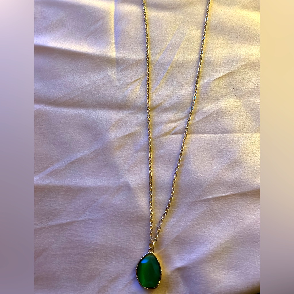Green Gemstone Necklace